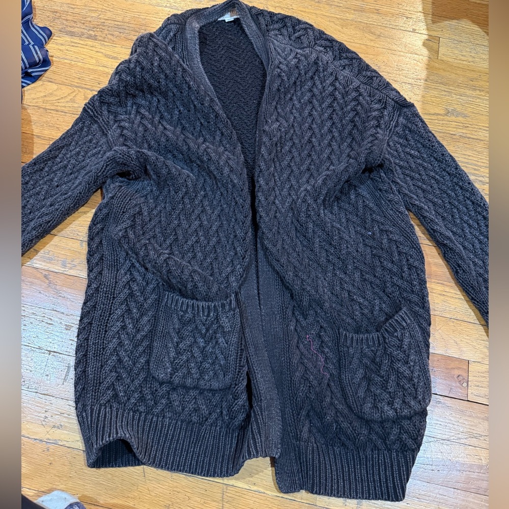 Urban outfitters washed black cardigan